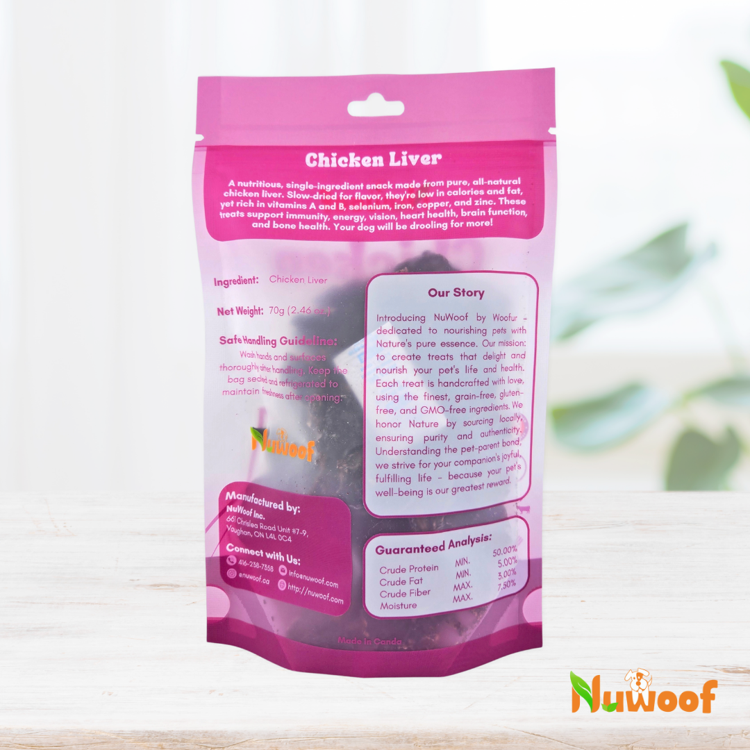 NuWoof - Chicken Liver Treats - 70g