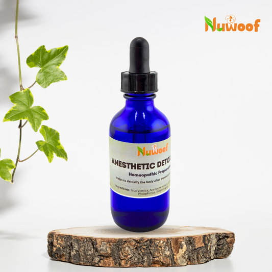 NuWoof Homeopathic Blend: Anesthetic Detox Care 50ml