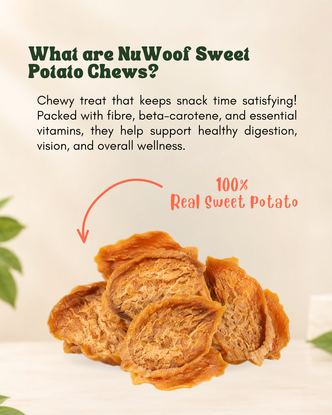 NuWoof - Sweet Potato Chews - 70g