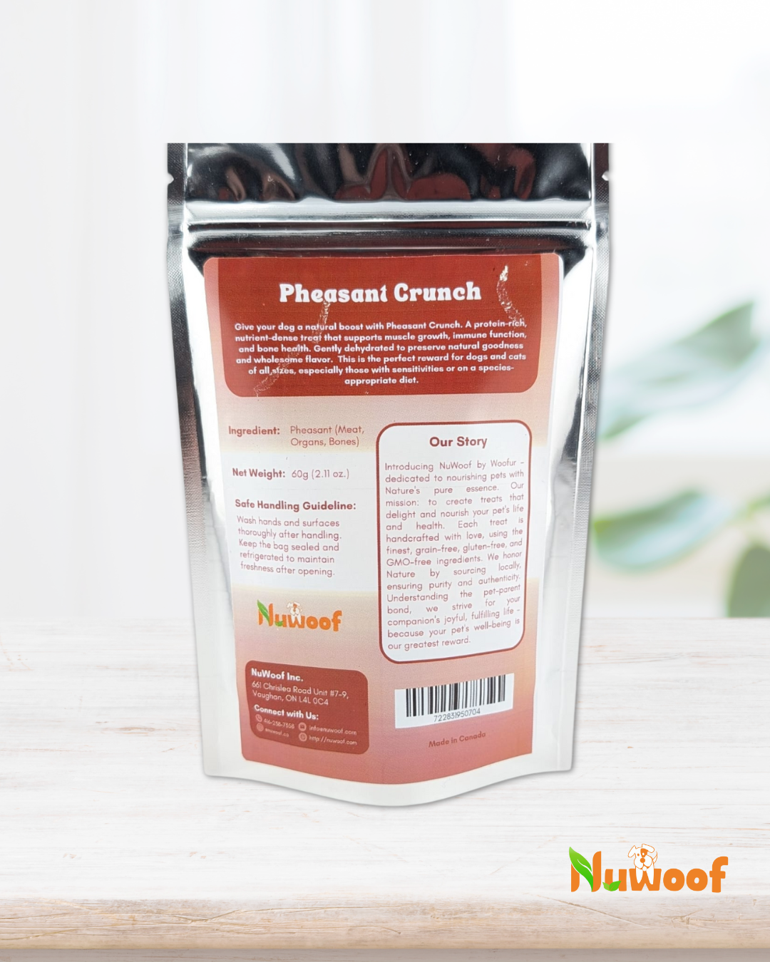 NuWoof - Pheasant Crunch Treats - 60g